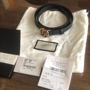 Woman’s Gucci belt - size 85 -Black